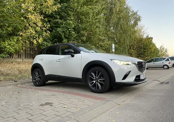 Mazda CX-3 cena 66500 przebieg: 122000, rok produkcji 2016 z Białystok małe 154